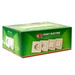 Elektrik açarı part electric, ağ, 10A - Image 3