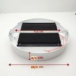 Səthüstü LED panel shahcheragh, ağ, dairəvi, 24W - Image 2