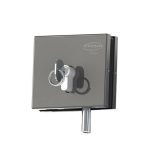 Şüşə qapı üçün alt kilid 105, temperli şüşə üçün 10 mm - Image 2