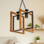Tavan çılçırağı shahan tak wood, E27 - Image 2